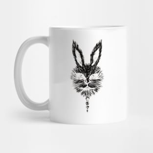 Black Bunny Rabbit Mug